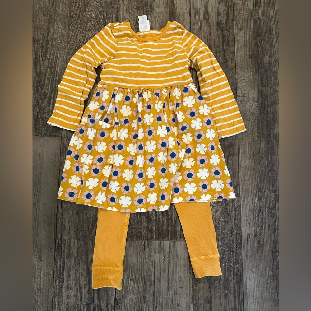 Hanna Andersson Mustard Striped Top